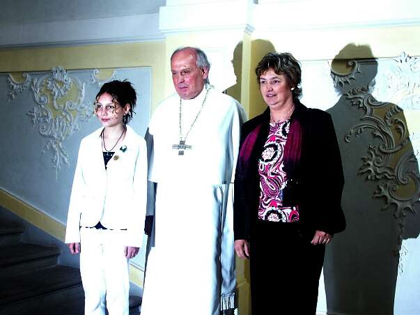 Firmung Seitenstetten 2006 Blitz des Hl. Geistes ? ;)