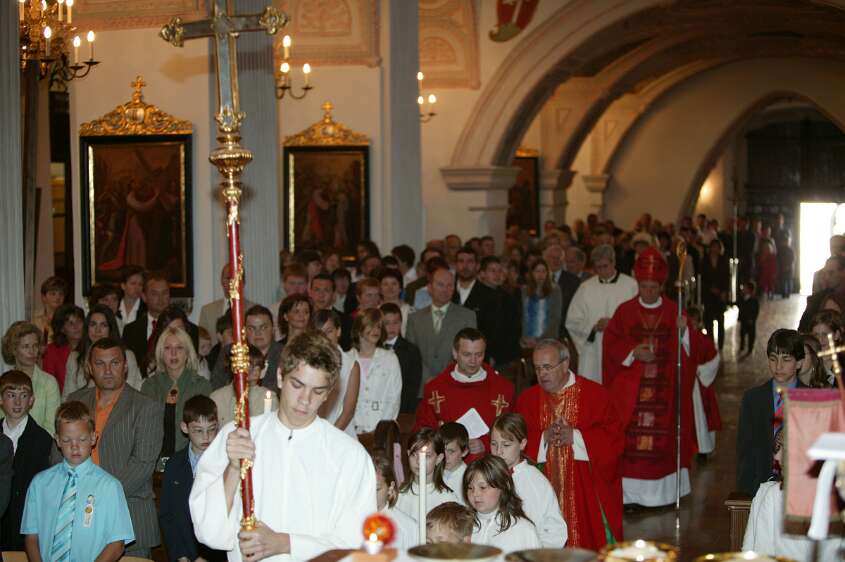 Firmung mit Abt P. Berthold, 8:30h