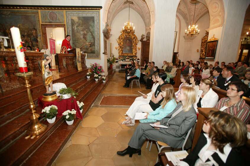 Firmung mit Abt P. Berthold, 8:30h