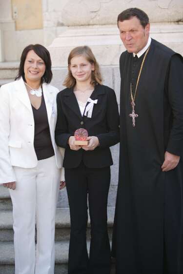 Firmung mit Abt P. Berthold, 8:30h