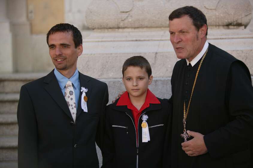 Firmung mit Abt P. Berthold, 8:30h