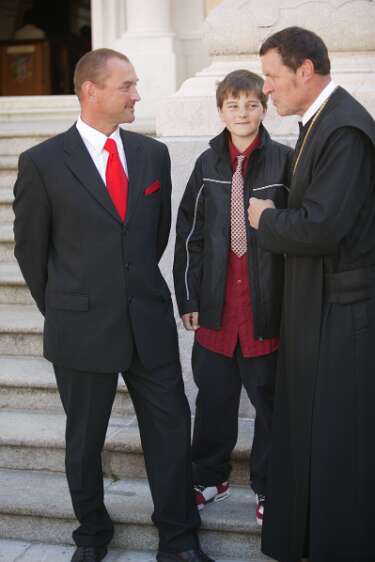 Firmung mit Abt P. Berthold, 8:30h