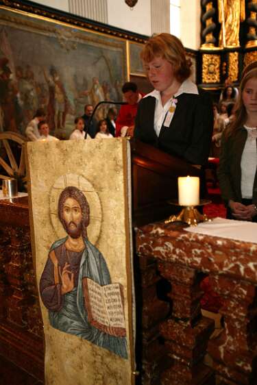 Firmung mit Abt P. Berthold, 8:30h