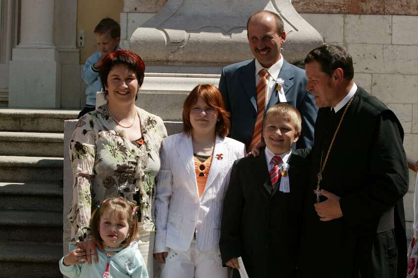 Firmung mit Abt P. Berthold um 10h