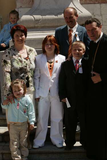 Firmung mit Abt P. Berthold um 10h