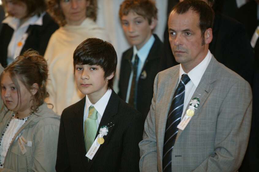 Firmung am 10.05.2008 mit den Äbten Heigl und Ellegast