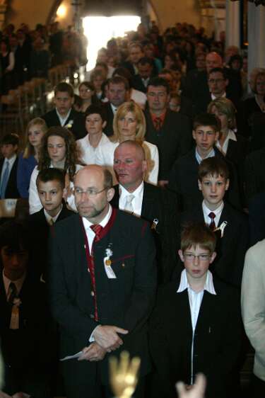 Firmung am 10.05.2008 mit den Äbten Heigl und Ellegast