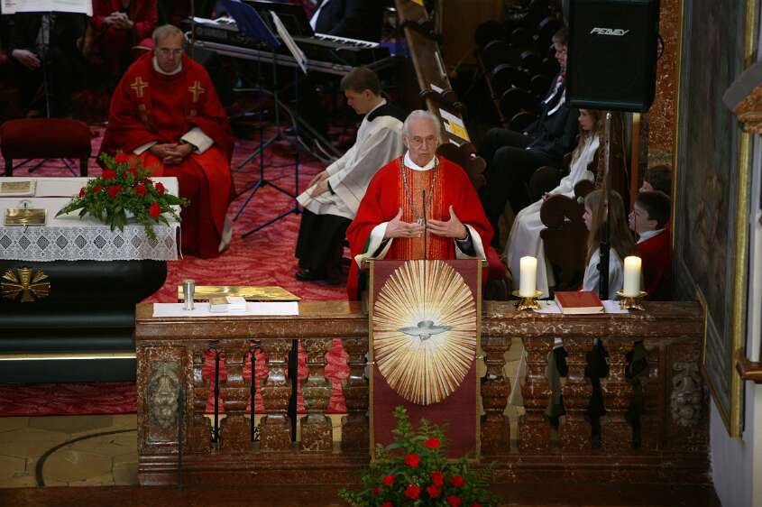 Firmung am 10.05.2008 mit den Äbten Heigl und Ellegast