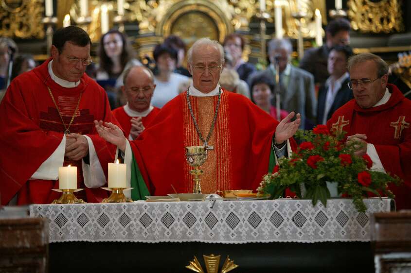 Firmung am 10.05.2008 mit den Äbten Heigl und Ellegast