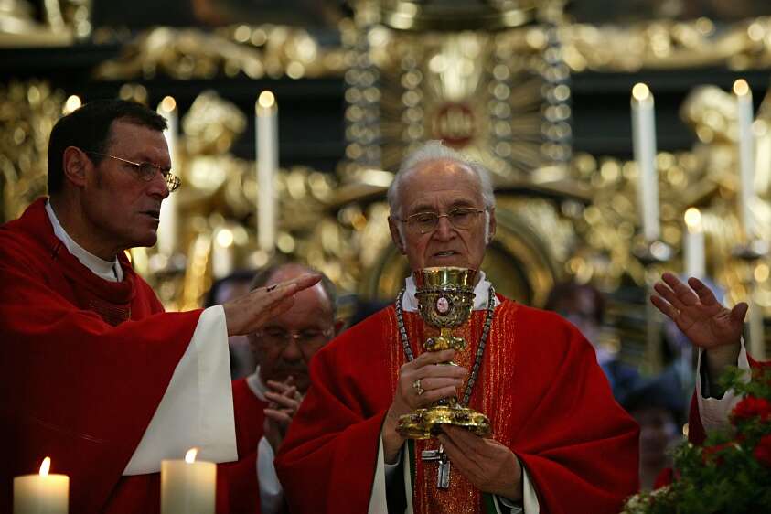 Firmung am 10.05.2008 mit den Äbten Heigl und Ellegast