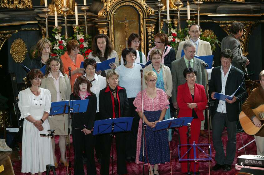 Firmung am 10.05.2008 mit den Äbten Heigl und Ellegast