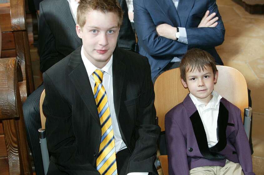 Firmung am 10.05.2008 mit den Äbten Heigl und Ellegast