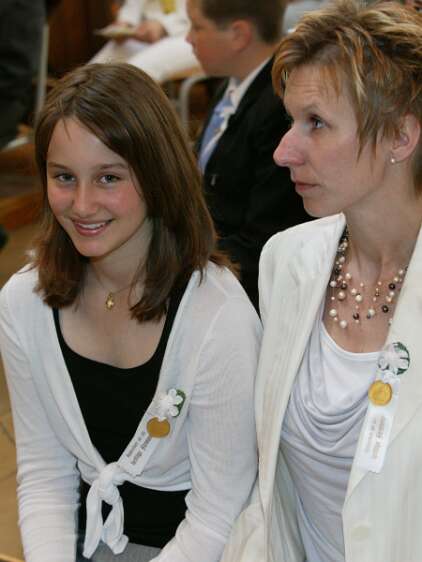 Firmung am 10.05.2008 mit den Äbten Heigl und Ellegast