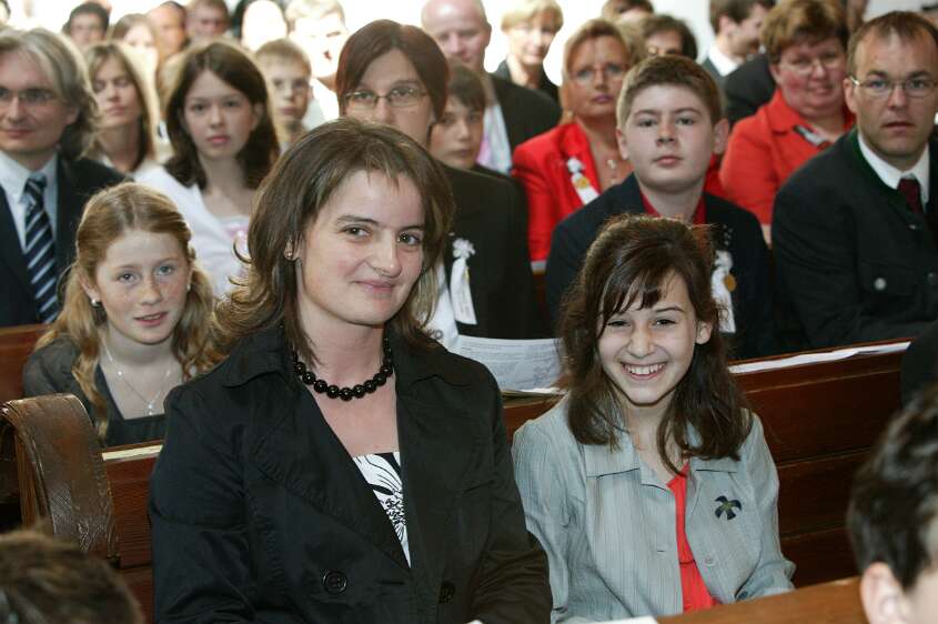 Firmung am 10.05.2008 mit den Äbten Heigl und Ellegast