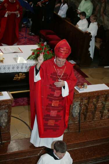 Firmung am 10.05.2008 mit den Äbten Heigl und Ellegast