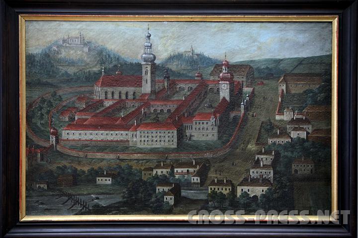 2009.04.24_15.14.26.jpg - Diese Ansicht von Seitenstetten stammt aus dem Beginn des 18 Jh. und ist Betandteil der st�ndigen Ausstellung in der Stiftsgalerie.