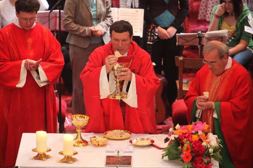 Firmung f�r Angeh�rige der Pfarre Seitenstetten