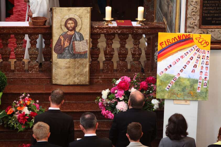 Firmung in Seitenstetten f�r Nachbar-Pfarren