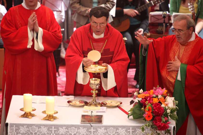 Firmung in Seitenstetten f�r Nachbar-Pfarren