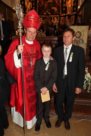 Firmung mit Abt Berthold Heigl und Bischof Philip Anyolo