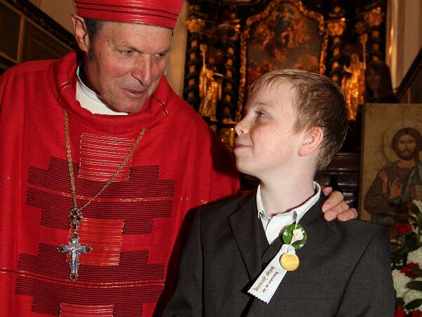 Firmung mit Abt Berthold Heigl und Bischof Philip Anyolo