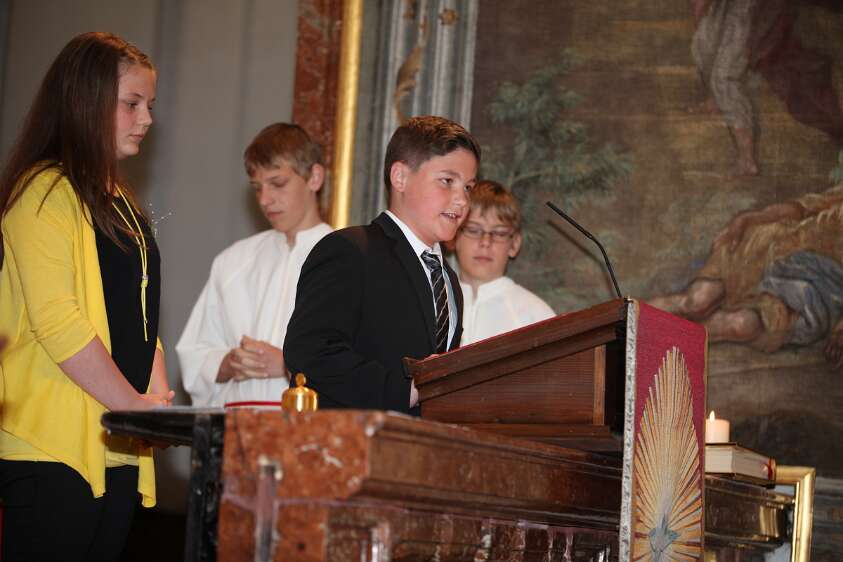 DekantasFirmung am 07.06.2014 10h30 mit Abt Petrus