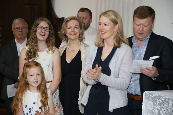 Firmung mit Abt Petrus und Altabt Berthold