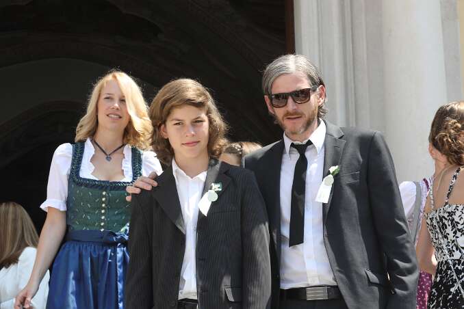 Firmung mit Abt Petrus und Altabt Berthold