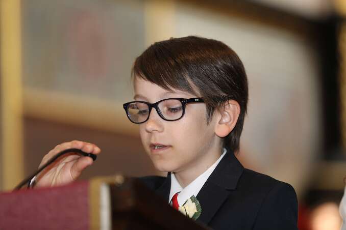 Firmung mit Abt Petrus und Altabt Berthold