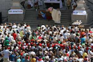 MiniTag 2018 in Seitenstetten Abt Petrus ging bei seiner Predigt auf 