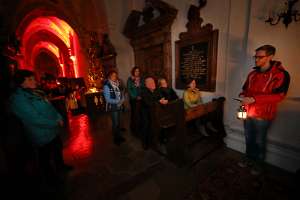 Nacht der 1000 Lichter Die Station über den hl. Franziskus.