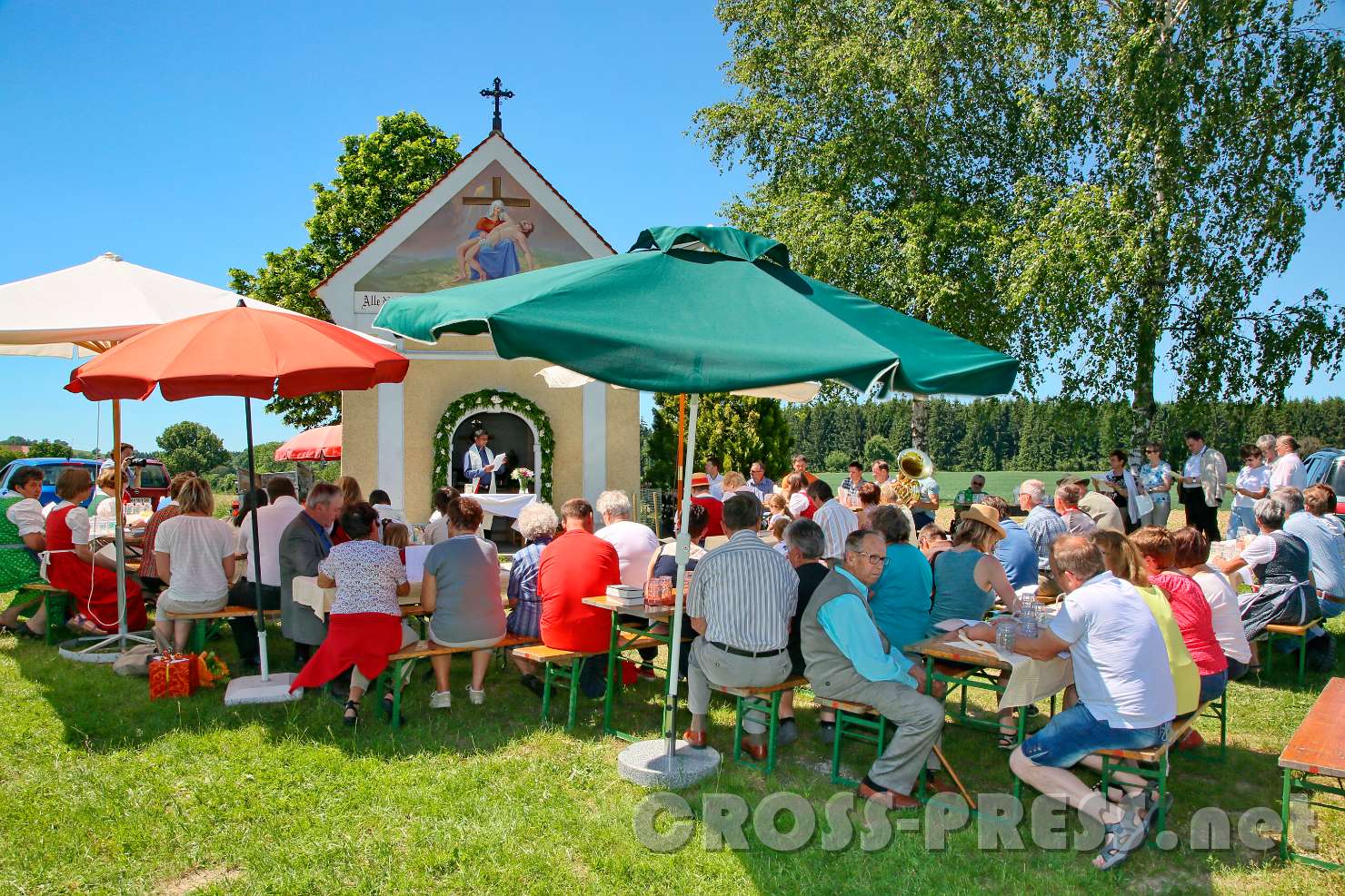 2017.05.28_14.12.18.jpg - Viele waren gekommen, um mit den Frauen der Goldhaubengruppe zu feiern.