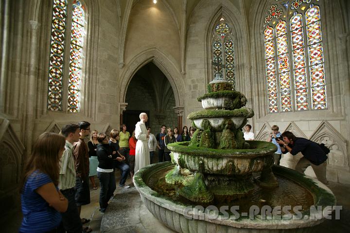 2008.07.05_08.59.34.JPG - F�hrung durch Stift Heiligenkreuz mit Fr. Coelestin