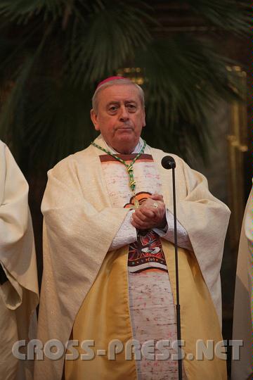 2011.03.19_10.08.15.jpg - Diözesanbischof Ludwig Schwarz zelebriert die hl.Messe in der Karmeliterkirche.