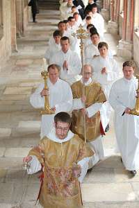 Feierliche Benediktion des Abtes Maximilian Heim