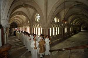 Feierliche Benediktion des Abtes Maximilian Heim