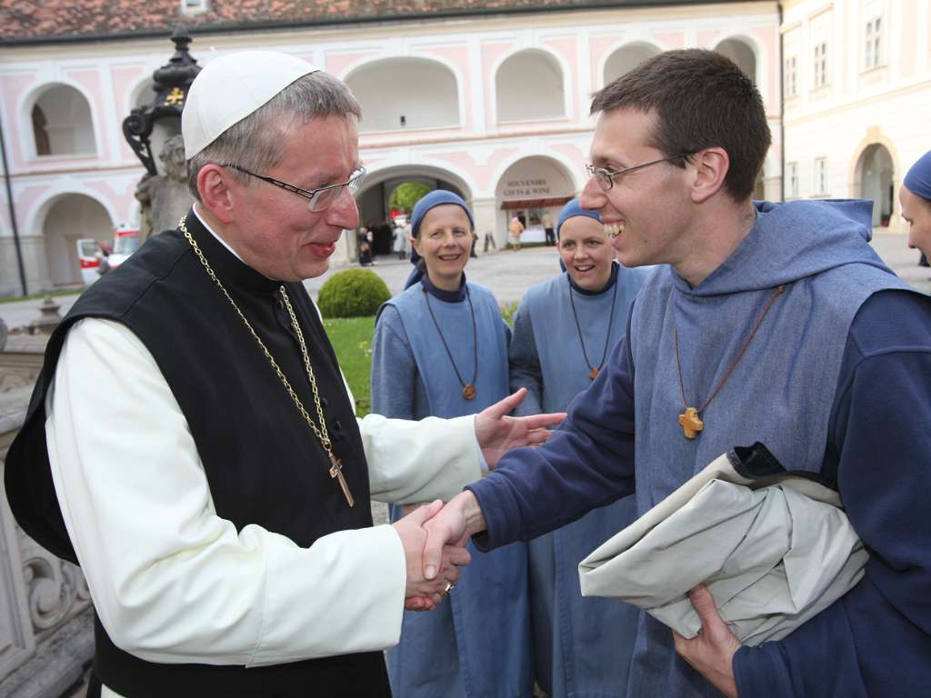 Gratulation bei der Agape