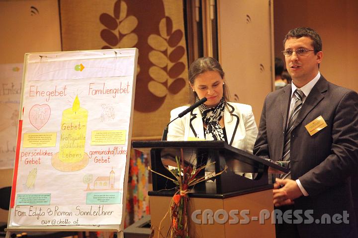 2012.11.18_15.27.45.jpg - Edyta und Roman Sonnleitner wählten das Thema: "Gebet - Kraftquelle glücklichen Lebens".