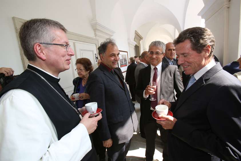GrundSteinLegung HochSchul-AusBau