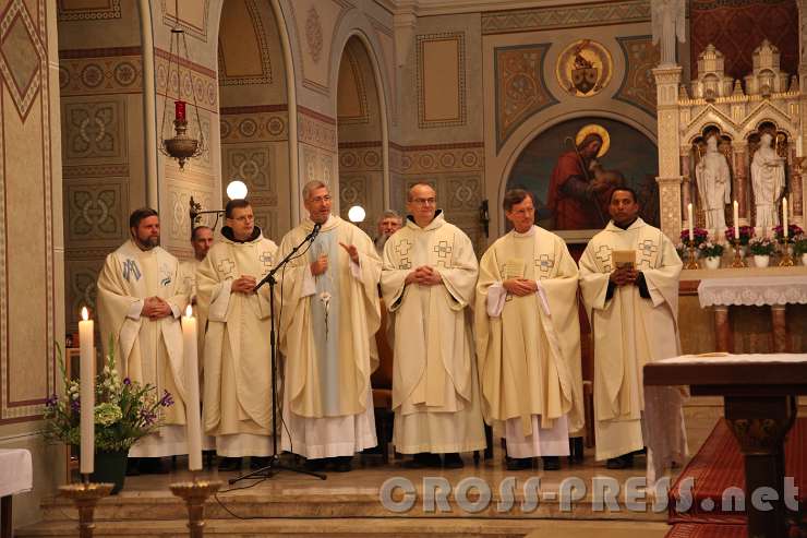 2015.11.21_10.52.09.jpg - P.Andreas Hasenburger CPPS, P.Norbert Maria, Andreas Schätzle, Provinzial P.Roberto Pirastu, Pfr. Clemens Abrahamovicz und ...