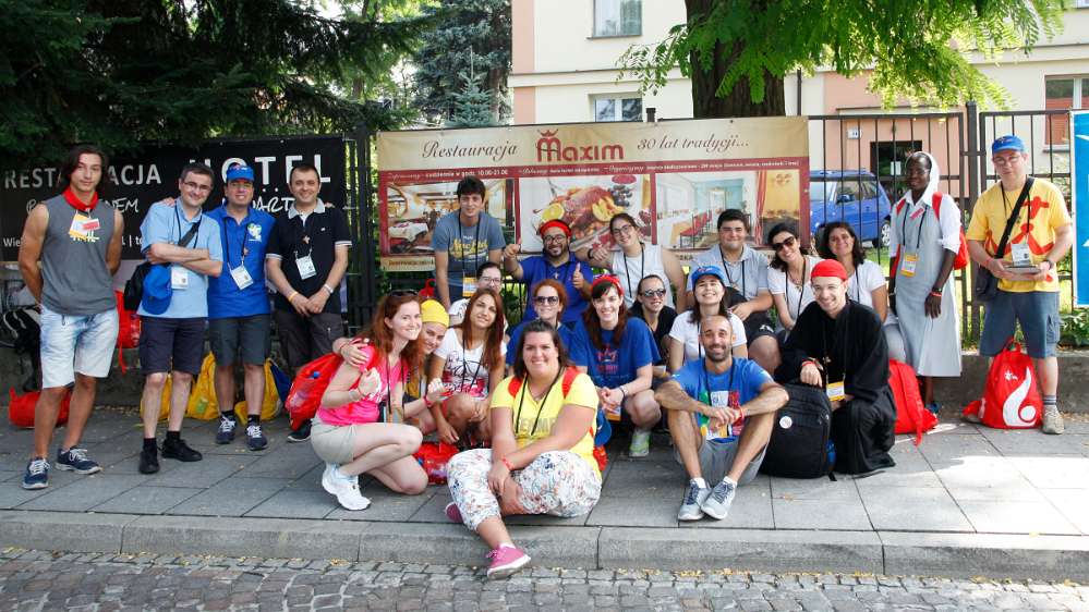 WeltJugendTag Krakau 2016 Italienische Pilgergruppe