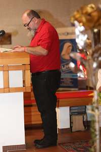 FriedensRose Verleihung 2019 Friedensrose-Initiator Pius Frank.