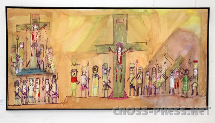 2010.04.01_10.28.53.jpg - "Jesus am Kreuz", darunter Soldaten, J�nger und Andreas.