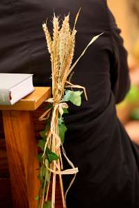 Neueröffnung der Pfarrkirche und Erntedankfest
