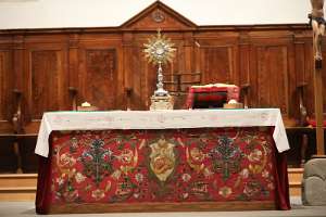 1. kroatische Votiv-Radwallfahrt nach Rom Anbetung °°° Klanjanje